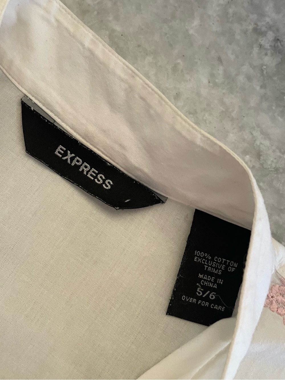 Express Embroidered Eyelet Top - Picture 10 of 10